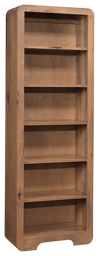 #43323: 24 Wide - Open - 72 Tall shown --- Rs Hickory finished with Tundra: OCS-133