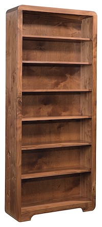 #43330: 36 Wide - Open - 84 Tall shown --- Rs Walnut finished with Natural: OCS-100