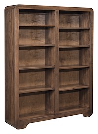 #43334: 48 Wide - Open - 60 Tall shown --- Br Maple finished with Lite Cocoa: AMS-43747