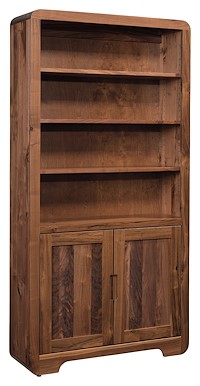 #43347: 36 Wide - Bottom Doors - 72 Tall shown --- Rs Walnut finished with Natural: OCS-100