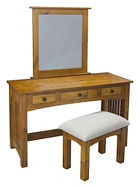 #43677: Jewelry Dressing Table with Mirror - 50