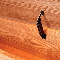 #6828: Flip Top Storage Bench shown --- Shown open