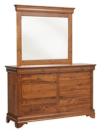 #8182: Mirror shown with #8181: Dresser  --- Rs Cherry finished with Michaels: OCS-113