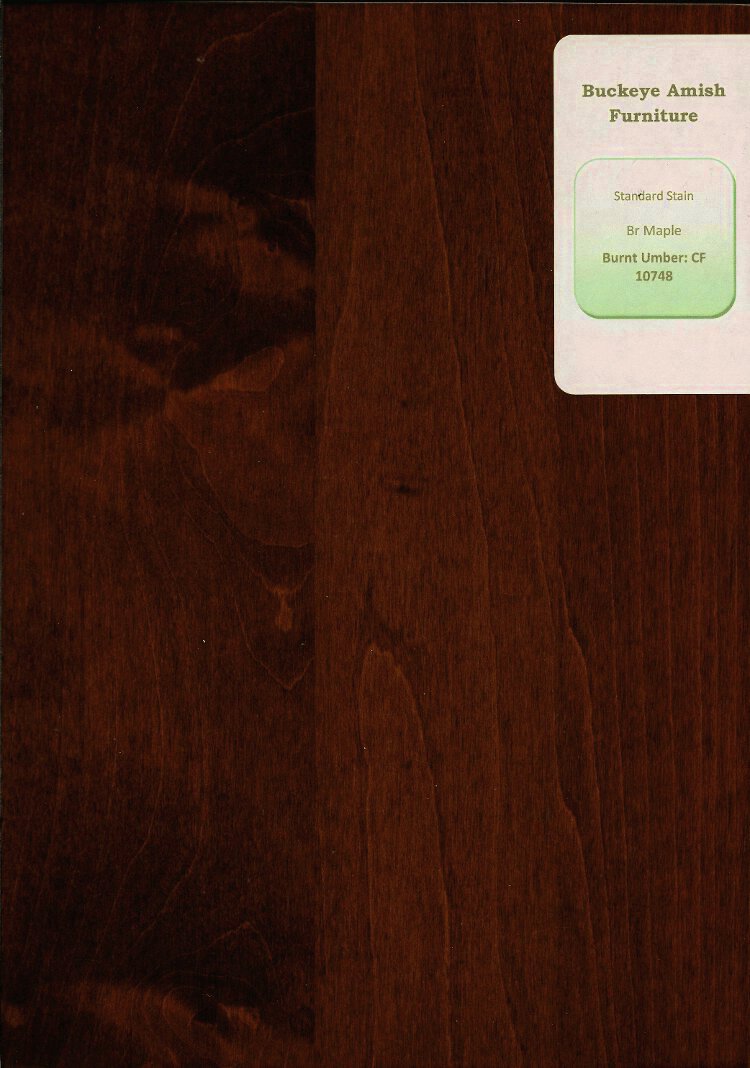 Burnt Umber: CF 10748 on Br Maple