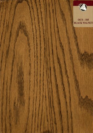 Black Walnut: OCS-105 on Oak