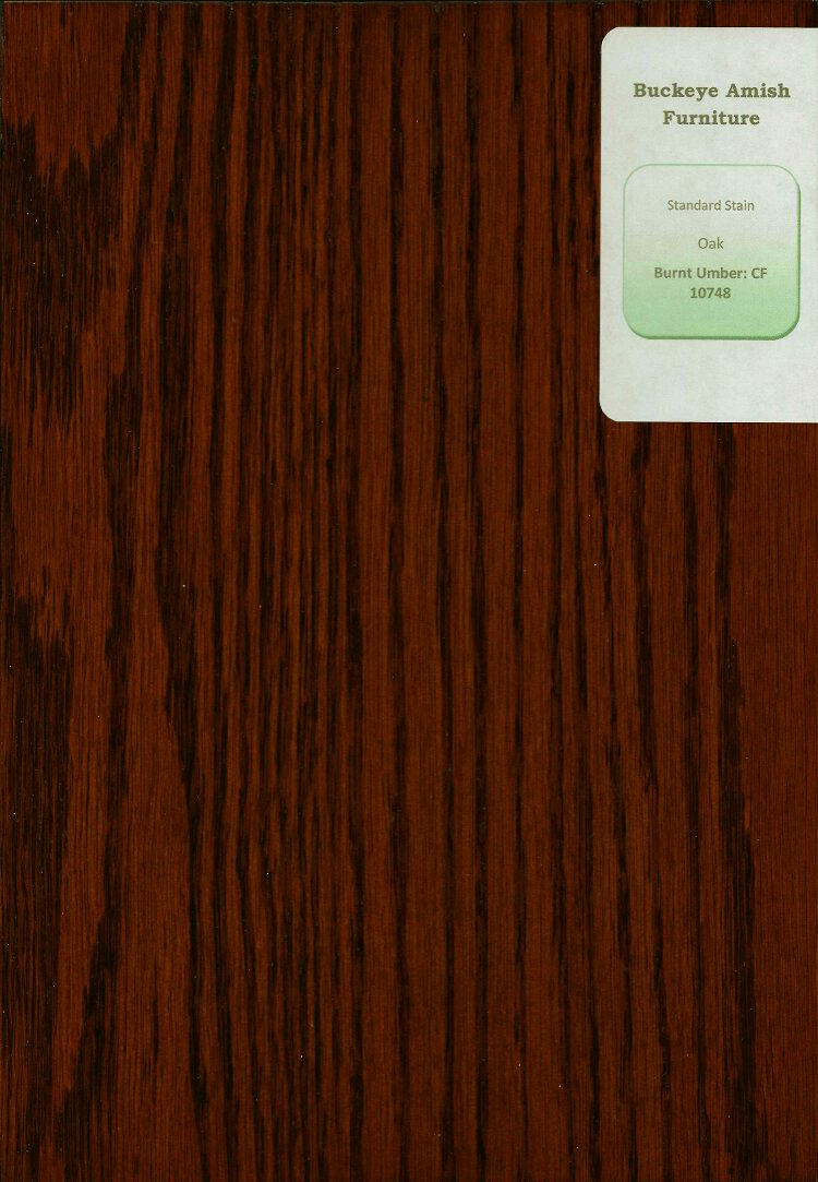Burnt Umber: CF 10748 on Oak